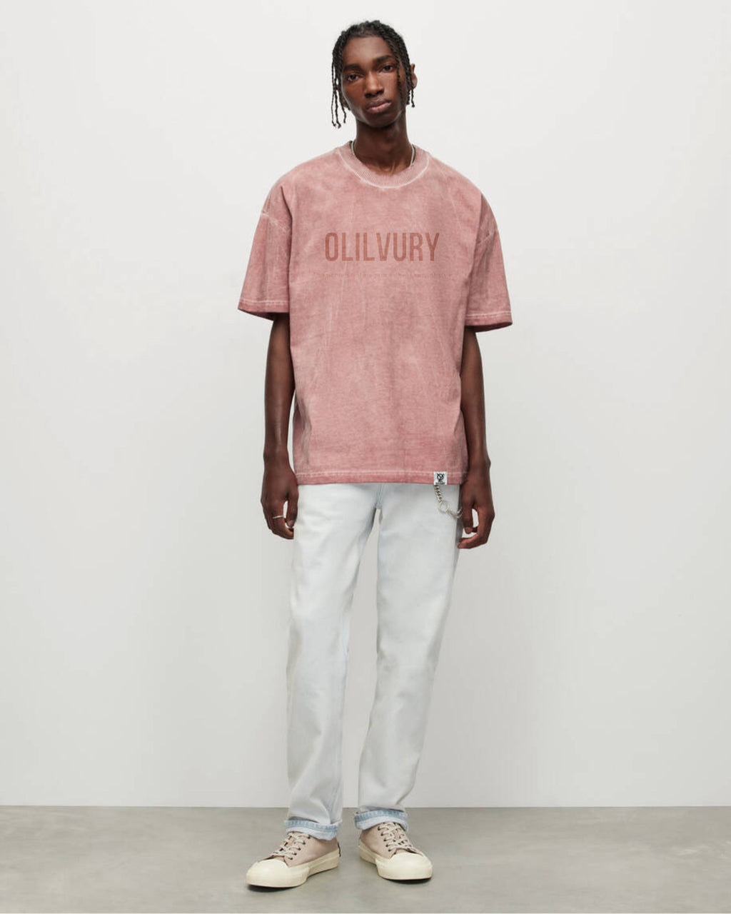 Olilvury Washed Rose Tee