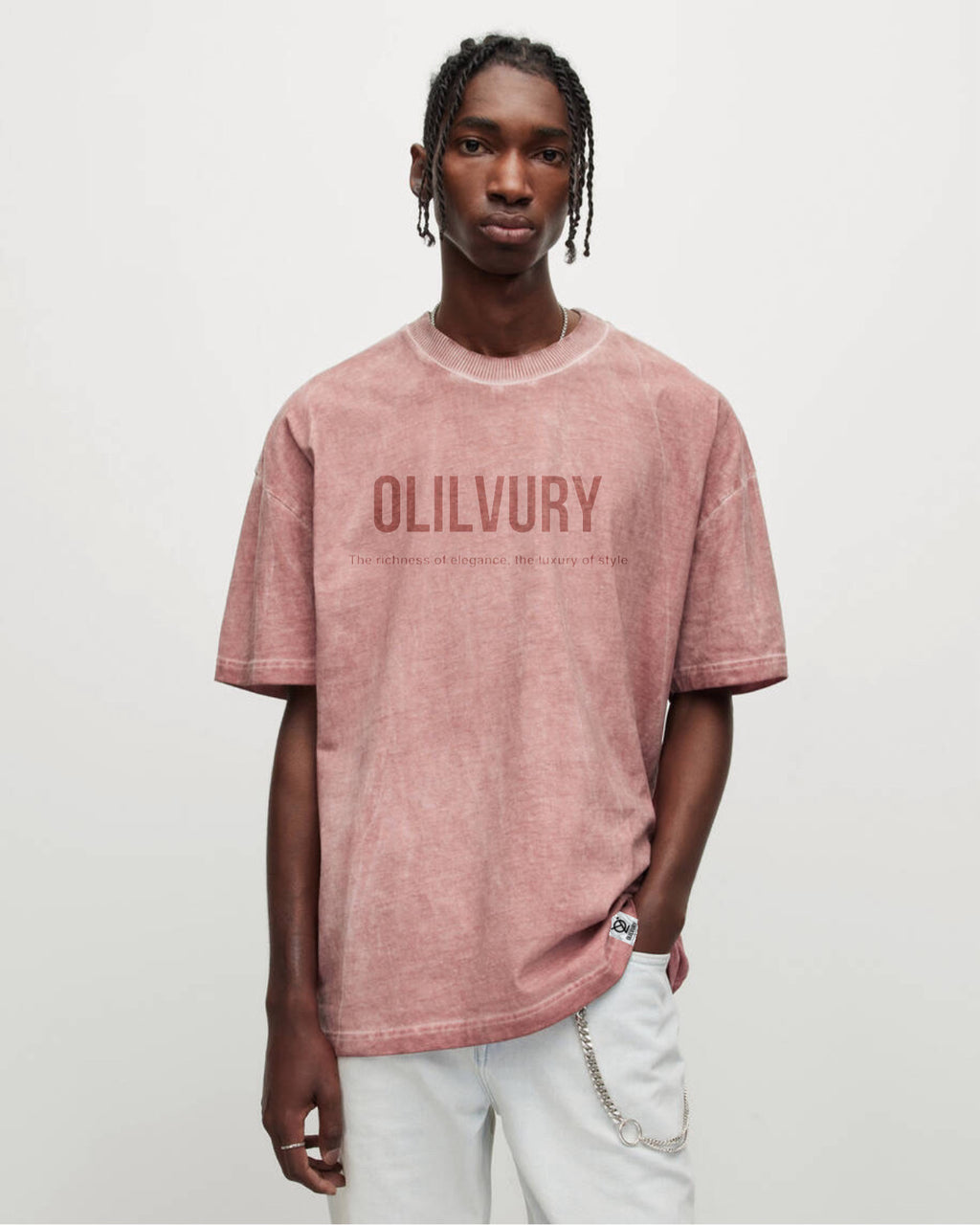 Olilvury Washed Rose Tee