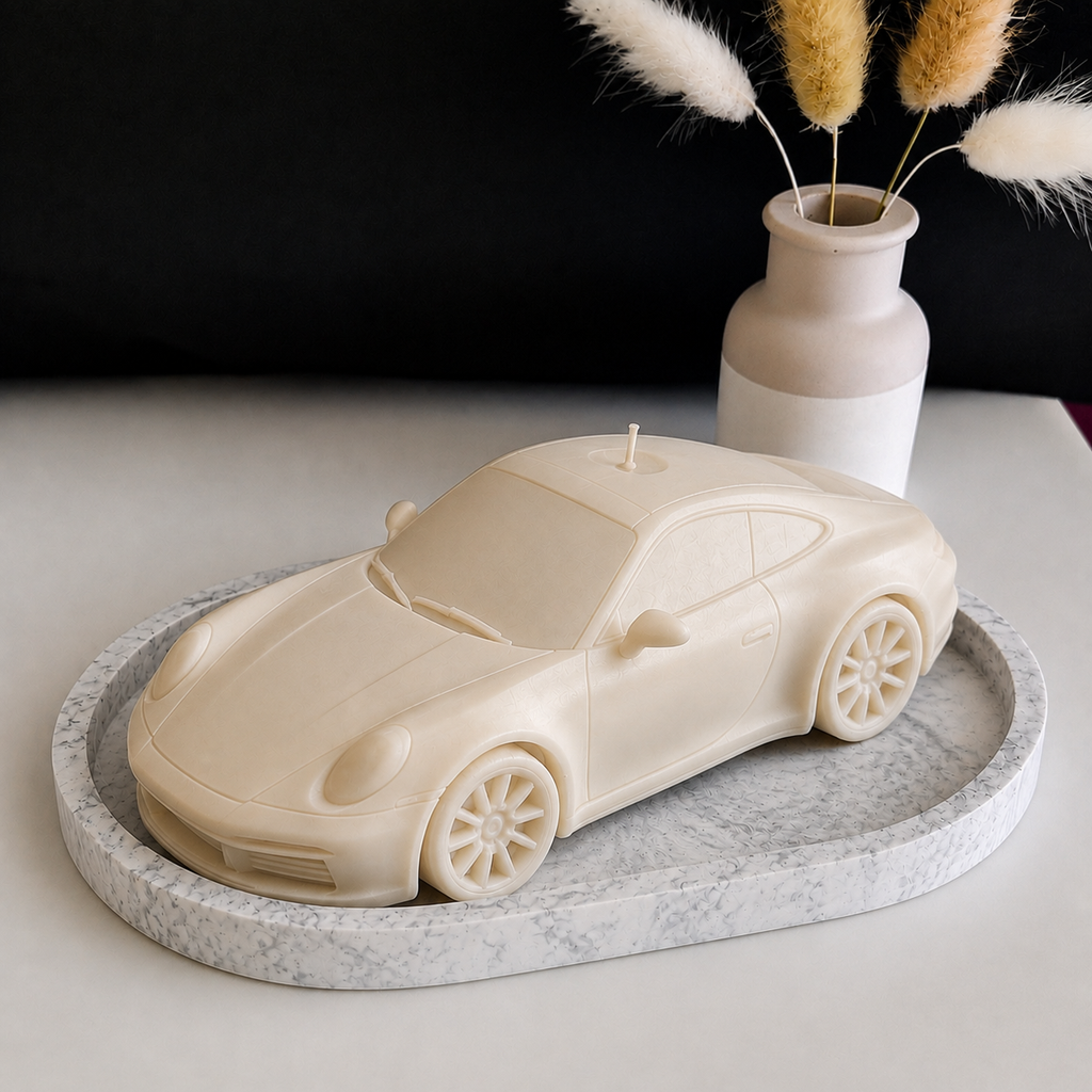 Marble Oval Display Tray