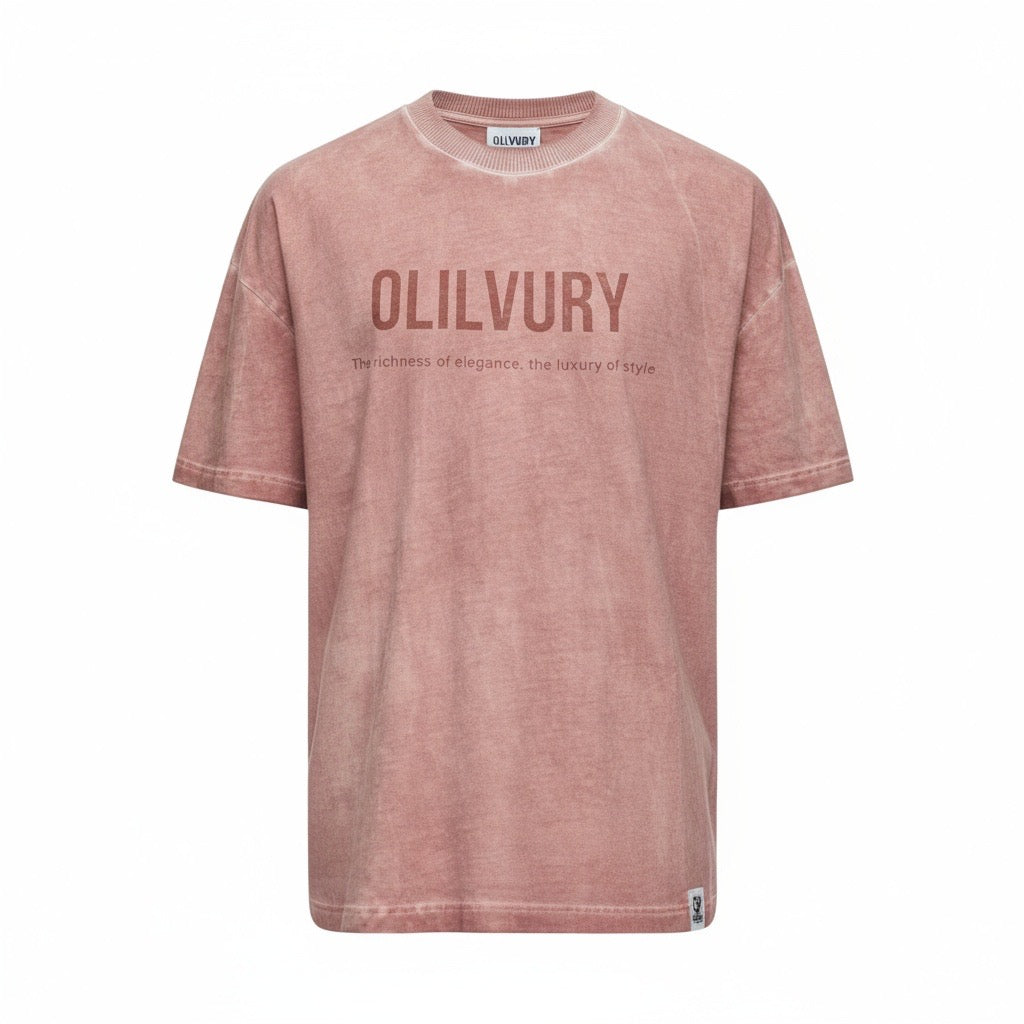 Olilvury Washed Rose Tee